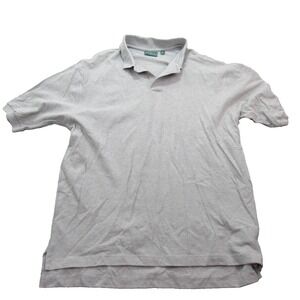 Outer Banks Polo Shirt Mens XL Gray 100% Cotton Short Sleeve Casual Classic‎